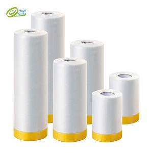 Película de Enmascarar Preencintada de Acabado Brillante Suave para Pintura Automotriz, Venta Directa de Fábrica, para Cubrir una Variedad de Modelos - Product Image 1