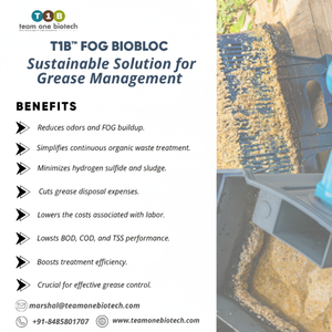 Bloc bio pour fosse à graisse à performance continue pour eaux usées, fabriqué en plastique durable - Product Image 1