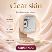 Analyseur de peau professionnel à 5 spectres, scanner facial AI pour clinique esthétique