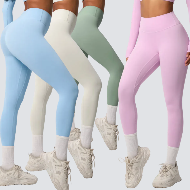 Ladies Gym Leggings High-Waisted Sublimated Fitness Wear