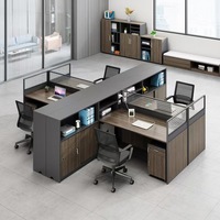 Vente en gros de cloisons de table modernes en forme de L avec un design élégant
