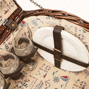 Bebé cestas de Picnic cesta con tela y manejar - Product Image 4