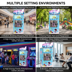 Nuevo Dispensador Robótico de Helados con Ventana Visual Inteligente para Limpieza, Producción Interactiva, Capacidad para 60 Vasos, Ideal para Resorts Familiares - Product Image 6