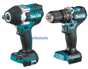 18V Lithium-Ion Cordless Tool Set: Screwdriver Angle <b>Grinder</b> Impact Wrench Drill Ratchet Wrench 18V Power Tool Set - Product Image 5