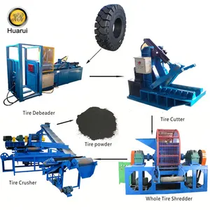 New Fully Automatic Rubber Power Making Machine by Waste Car Tire,Old Used Scrap Tire Recycling Machine Rubber Recycling Machine