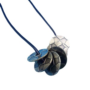 Collar con Colgante de Ancla de Aleación de Zinc, Níquel Brillante, Cuerda de PU, Diseño Geométrico, Accesorio de Moda - Product Image 5