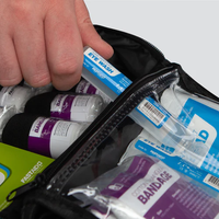 OP Soft Pack Trousse de premiers soins pour voiture Trousse médicale d'urgence compacte pour la sécurité routière et les voyages