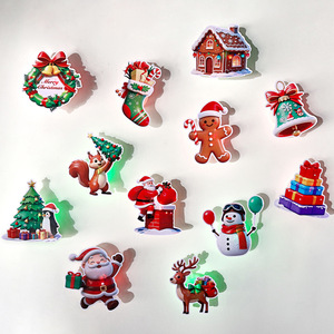 Linda Lámpara Nocturna Luminosa 3D de PVC con Dibujos Animados, Adhesivo de Pared Brillante de Doble Uso y Adorno Creativo para Decoración de Pared - Product Image 5