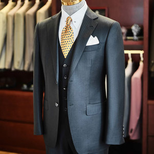 Abito Casual da Uomo in Lana Premium Artigianale Esclusivo su Misura, Vestibilità Comoda per Tutte le Stagioni, Abbigliamento Business per Ambienti di Lavoro Eleganti - Product Image 2