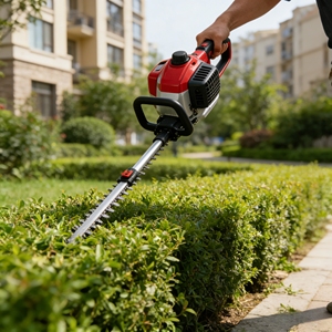 Taille-<span class=keywords><strong>haie</strong></span> télescopique sans fil électrique avec manche extensible longue portée - Product Image 4