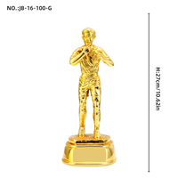 Trophée de basket-ball en résine dorée, Prix de l'action décisive pour les tournois, récompenses MVP et Champion, souvenir d'événement sportif
