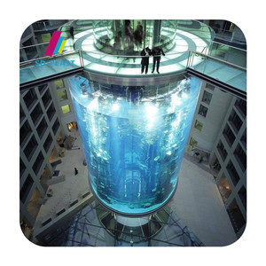 Dzsd Grote Cilindrische Acryl Vissentank Custom Gesneden <span class=keywords><strong>Aquarium</strong></span> Tank - Product Image 1