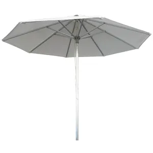 Güneş gölge Patio plaj açık şemsiye alüminyum çerçeve 2.7*2.7 3*3 merkezi kutup şemsiye