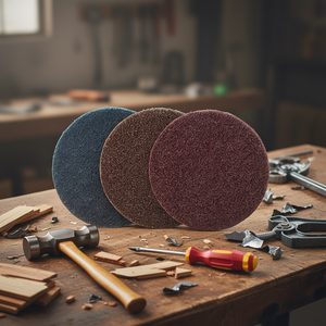 Fervi Sanding <b>Discs</b> 150mm Surface Conditioning Abrasive Pads For <b>Metal</b> Wood Plastic - Product Image 3