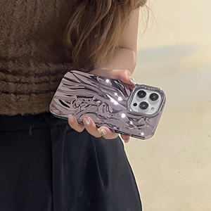 Funda BAILI Factory Shine para iPhone 15 Pro y Samsung Galaxy S25, a Prueba de Golpes, de Lujo, con Recubrimiento Electrolítico y Silicona Arrugada - Product Image 5