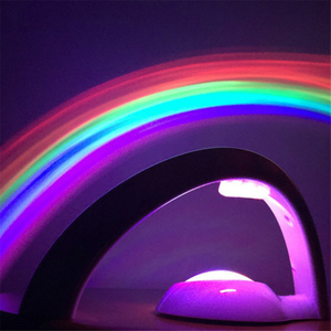 Lampe de projection <span class=keywords><strong>arc</strong></span>-<span class=keywords><strong>en</strong></span>-<span class=keywords><strong>ciel</strong></span> LED, veilleuse colorée, projecteur 3D, lampe de table pour chambre d'enfant, décoration de <span class=keywords><strong>la</strong></span> maison - Product Image 1
