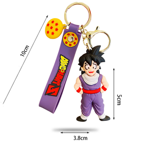 42 รูปแบบมังกร DBZ Genshin Impact <span class=keywords><strong>SPYxFAMILY</strong></span> พวงกุญแจการ์ตูนกระเป๋าไม้แขวนเสื้อเด็กส่วนบุคคลพวงกุญแจแหวนสําหรับเด็ก - Product Image 4