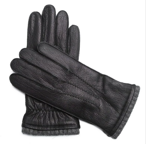 Baoding Hommes <span class=keywords><strong>Voiture</strong></span> Conduite Véritable Chèvre Robe Gants En <span class=keywords><strong>Cuir</strong></span> pour la Vente En Gros - Product Image 1