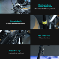 Support de caméra multi-caméras SMNU de haute qualité, support de caméra sport rétractable en aluminium personnalisé, support de caméra pour moto
