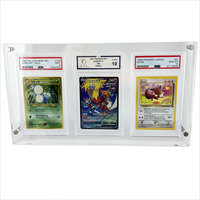 Étui de présentation magnétique en acrylique transparent personnalisé avec un design moderne pour les cartes gradées BGS TCG Baseball Sport