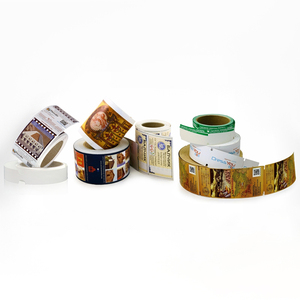 <span class=keywords><strong>Etiquette</strong></span> autocollante en aluminium personnalisée Rouleaux d'autocollants de logo Film vinyle PVC pour la publicité de marque Commercial Household Design - Product Image 4