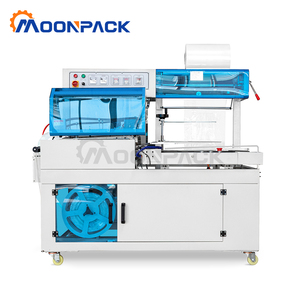 Machine <span class=keywords><strong>de</strong></span> scellage et <span class=keywords><strong>de</strong></span> découpe Moonpack FQL450, type L, plastique, rouleau <span class=keywords><strong>de</strong></span> film POF, machine <span class=keywords><strong>de</strong></span> scellage et <span class=keywords><strong>de</strong></span> découpe automatique <span class=keywords><strong>de</strong></span> nourriture en plastique - Product Image 3