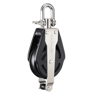 Grillete Giratorio de una Sola Rueda con Perno, Diámetro de Rueda de 76 mm, Diámetro de Cable de 14 mm (Capacidad de Carga Máxima SPB-7602HL), Herraje Marino - Product Image 2