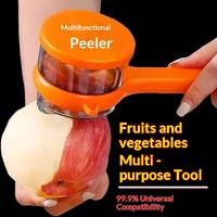Heetverkopende OEM/ODM multifunctionele handmatige schilmes met visuele opbergruimte voor huishoudelijke keuken, fruit- en aardappelschiller