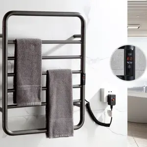 Minimalistische Moderne Stijl Elektrische Handdoekenrek Met Timer Slimme Temperatuur Controle Handdoek Warmer