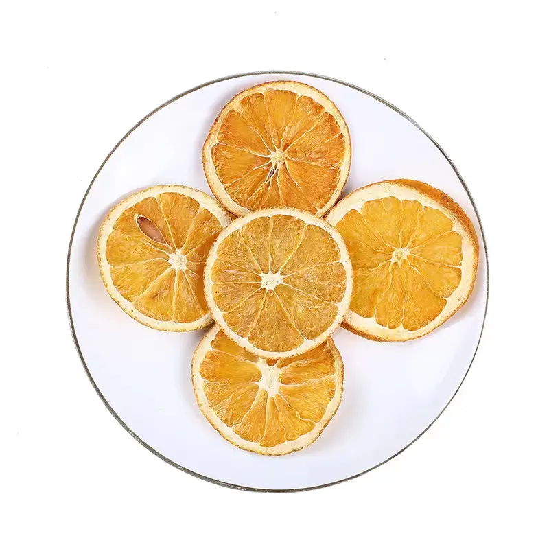 سعر المصنع شرائح البرتقال المجمدة دون جلد البرتقال المجفف شريحة الفاكهة