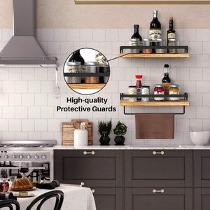 Estante de <span class=keywords><strong>Pared</strong></span>, Mueble de Almacenamiento Colgante, Metal Antiguo, Estilo <span class=keywords><strong>Industrial</strong></span> <span class=keywords><strong>Vintage</strong></span> Rústico, Madera Maciza, Estantes Flotantes de <span class=keywords><strong>Pared</strong></span> para Colgar en la <span class=keywords><strong>Pared</strong></span> - Product Image 4
