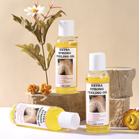 ETERNAL ELINOR Huile Liquide Bio Éclaircissante au Thé Vert pour Peau Noire, Huile Jaune Blanchissante pour le Corps, Marque Privée