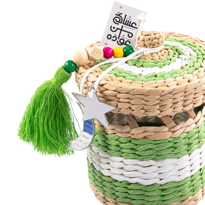 High Quality Arabian Inspired Seagrass Tray Gergean Occasion Woven Seagrass Baskets Ramadan Decorative <b>Storage</b> <b>Box</b> Made Vietnam - Product Image 3
