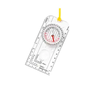 New Type Compass Transparent Base Compass Good Quality Geilogic Compass For Hiking and Camping