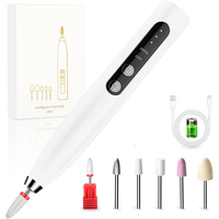 Perceuse à ongles rechargeable professionnelle 35000 tr/min outil électrique avec moteur sans balais en plastique bas prix prise américaine