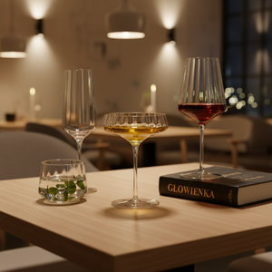 Verres à pied haut en <span class=keywords><strong>cristal</strong></span> à facettes, style nordique et allemand, à rayures verticales, pour vin rouge, <span class=keywords><strong>blanc</strong></span> et <span class=keywords><strong>champagne</strong></span> – Luxe créatif - Product Image 3