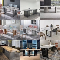 Pieds et base de table personnalisés en acier inoxydable pour salon, design moderne, meubles pour salle à manger et table basse