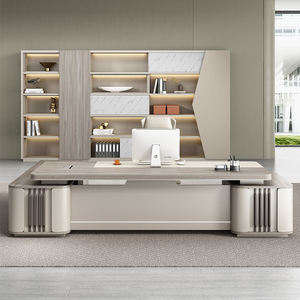 Odern Luxury xxecutive ffffice esesk urable elamina ooard urniture para CEooss SS Anel ooooden tytyle aptop able - Product Image 1