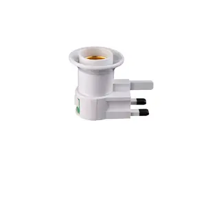 Uk Plug Nachtlampje Basis Wandmontage Beweegbare Schroef Socket E27 Lamphouder Met Schakelaar