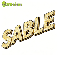Lettres en relief LED personnalisées XDsign à haute luminosité, enseigne 3D, diamant étincelant, étanche IPX7, certifiées CE, décoration de voiture