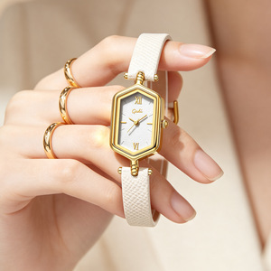 Reloj de cuarzo para mujer con cadena en forma de corazón, esfera de mariposa, reloj de pulsera vintage a la moda para mujer - Product Image 2