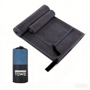 Alfombrilla de Yoga de Microfibra con Agarre de Silicona Antideslizante, Logotipo Personalizado para Pilates y Entrenamiento en Gimnasio, con Bolsa de Toalla - Product Image 3