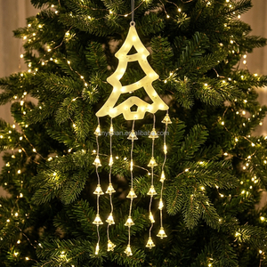 Guirlande lumineuse YN Starlight 70 cm pour fenêtre, flocons <span class=keywords><strong>de</strong></span> neige, étoiles, sapin <span class=keywords><strong>de</strong></span> <span class=keywords><strong>Noël</strong></span>, intérieur/extérieur, mur, mariage, fête, vente flash, IP44 - Product Image 5