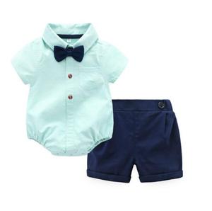 2022 été enfants vêtements garçon barboteuse Shorts Style coréen léger pyjamas enfants vêtements - Product Image 1