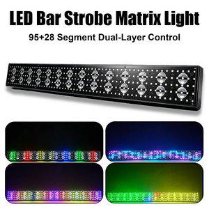 Barra de Luces LED de 313 Píxeles, Luz Estroboscópica, Control de Matriz RDM Hipersegmentada, IP20 RGBW B22, Alto CRI 90, para Conciertos, Giras, Eventos, Bodas, Escenarios - Product Image 2