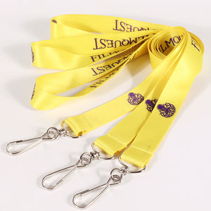 Lanyard kain Id tempat kartu lencana klip leher Lanyard - Product Image 6