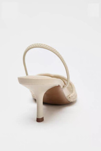 ZAWholesale Luxury Women's Summer Lace-up Thin <strong>Heels</strong> Sandals New Style <strong>Close</strong> <strong>Toe</strong> <strong>High</strong> <strong>Heels</strong> Sexy Casual Solid Color Bridal Shoes - Product Image 4