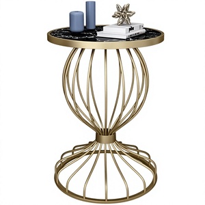 Black Marble Top Modern Home Furniture <b>Side</b> <b>Table</b> for Decoration White Marble Top Accent <b>Side</b> <b>Sofa</b> <b>Side</b> <b>Tables</b> - Product Image 1