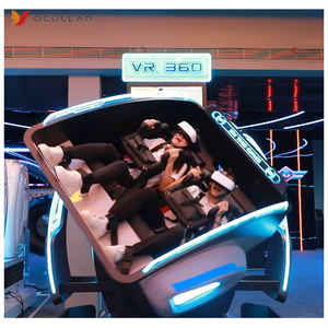 VR Game <span class=keywords><strong>Machine</strong></span> 9D Flying Simulator Dos personas VR/AR/MR Equipment Gaming Commercial Coin y sistemas de pago con tarjeta de crédito VR 360 - Product Image 4