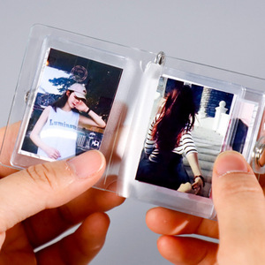Mini Álbum de <span class=keywords><strong>Fotos</strong></span> Transparente, Llavero con Foto, Álbumes para Tarjetas Fotográficas de 1 y 2 Pulgadas, Libro de Colección para Niños - Product Image 5